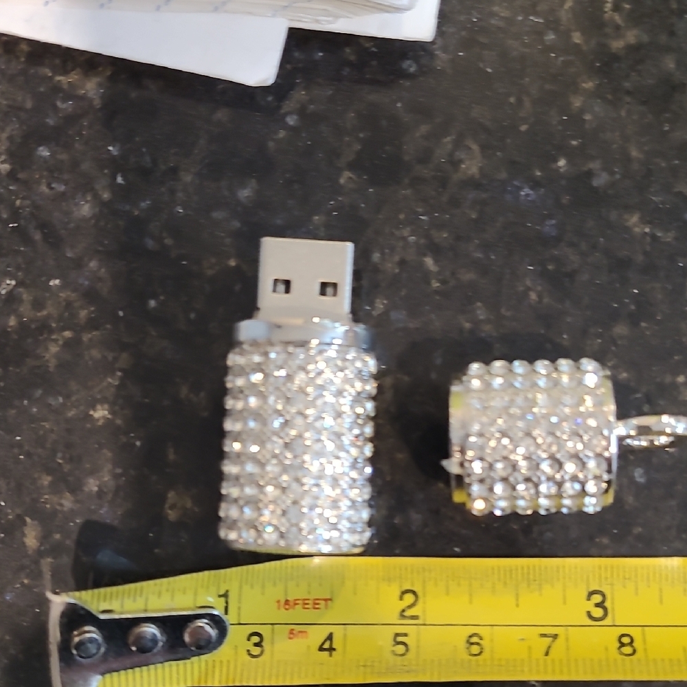Sparkling Rhinestone Pendant - Picture 3 of 5